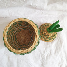 Load image into Gallery viewer, Pineapple Rattan Storage Basket

