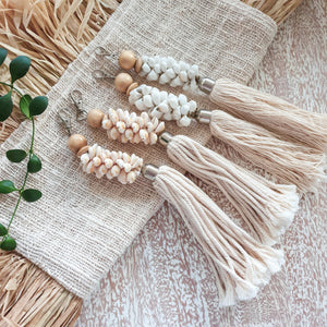 Shell Tassel Keychain