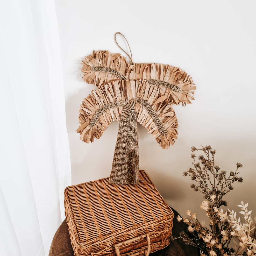 Raffia Palm Wall Decor