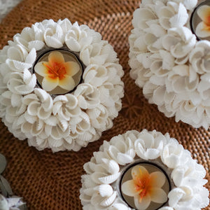 Flower Shell Tealight Holder