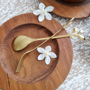 Brass Leaf Cutlery