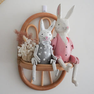 Wooden Bunny Ornarment