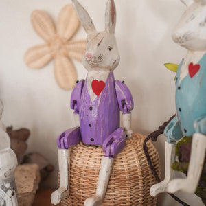 Wooden Bunny Ornarment