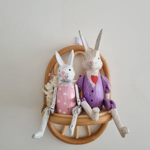 Wooden Bunny Ornarment