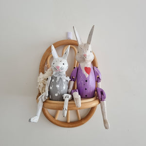 Wooden Bunny Ornarment