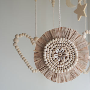 Dahlia Wooden Hanging Mobile