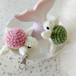 Crochet Turtle Keychain