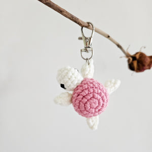 Crochet Turtle Keychain