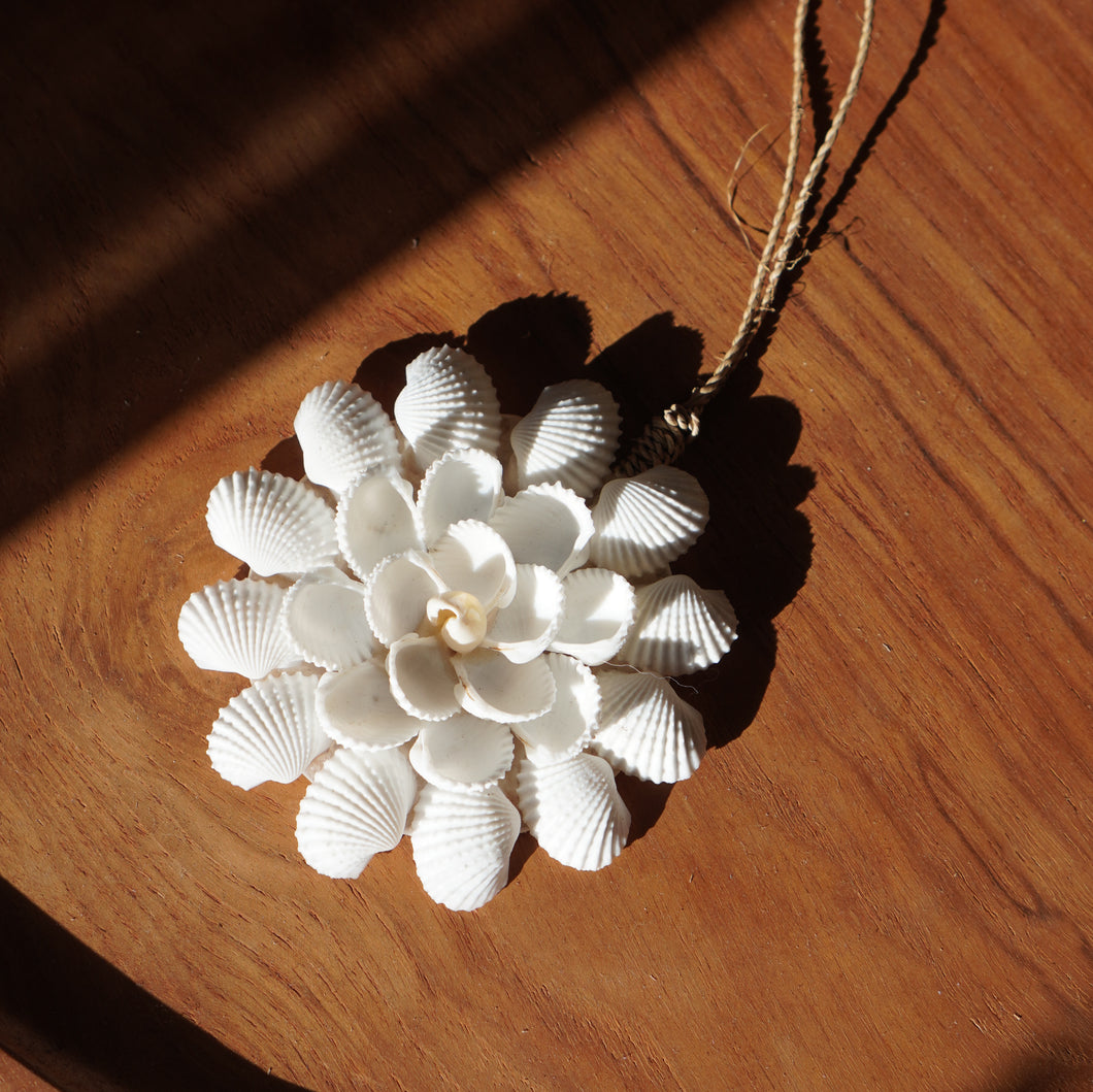 Little Flower Shell Ornament