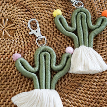 Load image into Gallery viewer, Cactus Keychain/Bag charm
