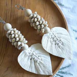 Kiki Leaf Shell Keychains