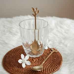 Brass Leaf Cutlery