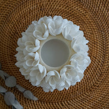 将图片加载到图库查看器，Flower Shell Tealight Holder
