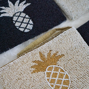 Hand-beaded Pineapple Coin Purse