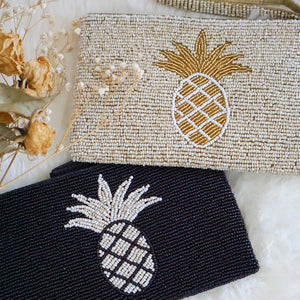 Hand-beaded Pineapple Coin Purse