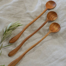 将图片加载到图库查看器，Teak Wood Tall Spoon
