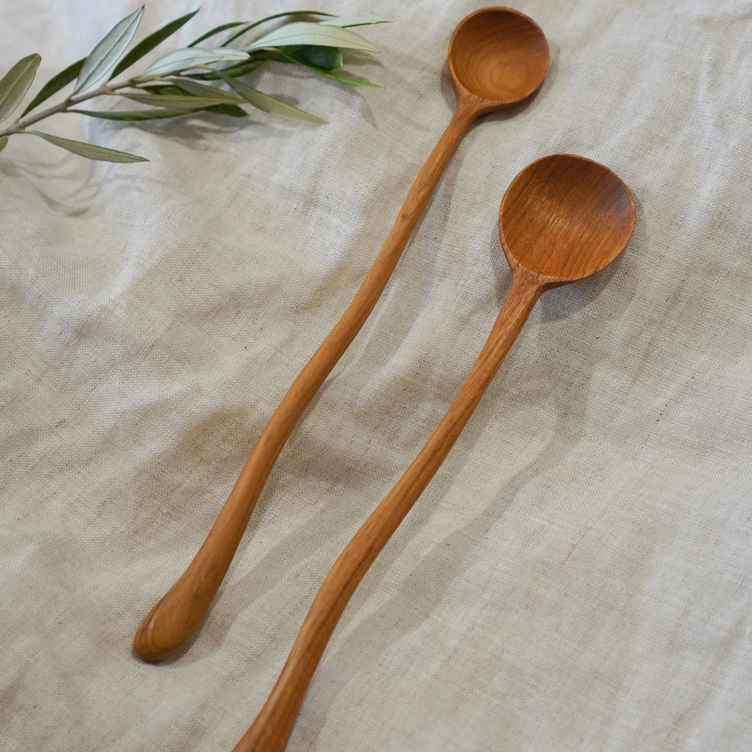 Teak Wood Tall Spoon