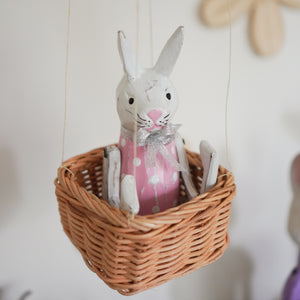 Wooden Bunny Ornarment