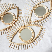 이미지를 갤러리 뷰어에 로드 , Rattan Eye Mirror
